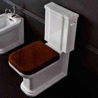 Сиденье для унитаза Kerasan Waldorf 418640 с крышкой орех