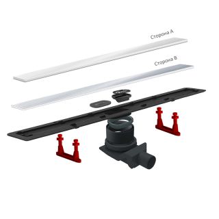 Душевой лоток Pestan Confluo Frameless Line 950 White Glass