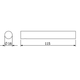 Держатель запасного рулона Kludi Vela R 58972N2 сталь оружейная брашированная