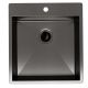 Мойка кухонная Reflexion Iseo 46-BL RX2246BL оружейная сталь