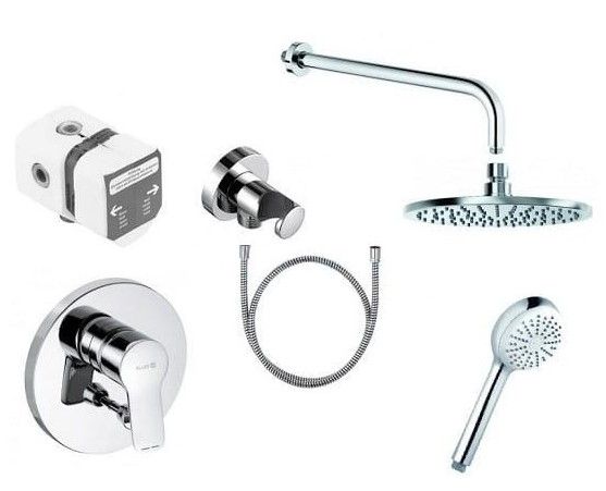 Душевой комплект Kludi Pure&Easy 7в1 376400565 хром