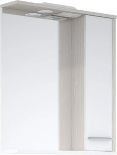 Зеркало-шкаф с подсветкой Corozo Лорена правый 65см лайн SD-00000295