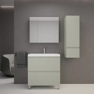 Тумба под раковину напольная Style Line Манхэттен ЛС-00002370 100 см олива