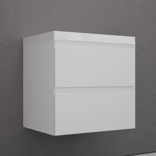 Тумба под раковину подвесная Style Line Манхэттен ЛС-00002365 60 см белый матовый