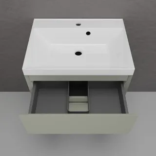 Тумба под раковину подвесная Style Line Манхэттен ЛС-00002367 60 см олива