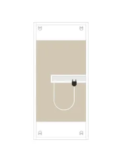 Зеркальный шкаф Style Line Каре СС-00002462 40 см с подсветкой и сенсором