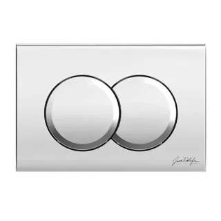 Инсталляция Jacob Delafon E21750RU-CP с безободковым унитазом Rodin+ сиденье с микролифтом клавиша смыва хром