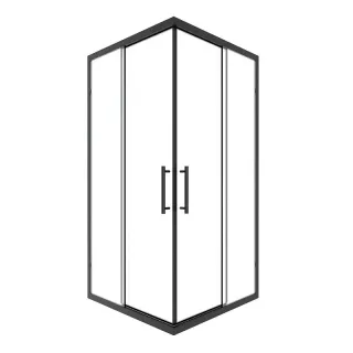 Душевой уголок Timo T41 100x100 см чёрный