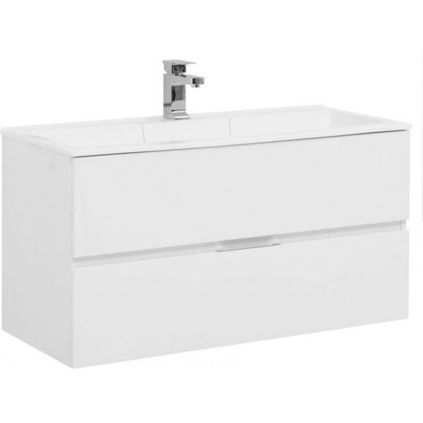 Тумба под раковину Aquanet Алвита 235341 100 см белый