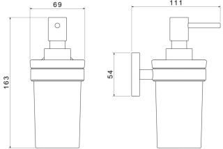 Дозатор Aquatek Европа AQ4105MB черный