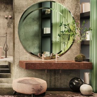 Декоративная вставка Gessi Origini 66600.275 розовый пудровый