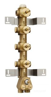 Скрытая часть для термостатического смесителя Bossini Z030275000 на пять выходов