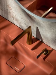 Смеситель для раковины Boheme  Duo Boheme 2х-позиционный COPPER BRUSHED брашированная медь