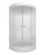Душевая кабина Triton Лайт Щ0000061844 90x90 см профиль белый стекло с узором