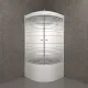 Душевая кабина Triton Стандарт-Полосы Щ0000061836 90x90 см профиль белый стекло с узором