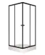 Душевой уголок Triton Вента Щ0000054465 90x90 см профиль чёрный стекло прозрачное