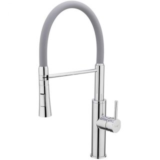 Смеситель для кухни Frap F4452-6 серый хром