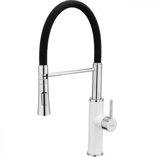 Смеситель для кухни Frap F4452-8 черный белый хром