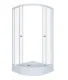 Душевой уголок Triton Ультра Щ0000061796 100x100 см профиль белый стекло прозрачное