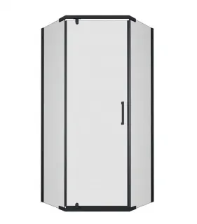 Душевой уголок Triton Дека Щ0000059783 90x90 см профиль чёрный стекло прозрачное