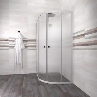 Душевой уголок Triton Коралл-Лайт Щ0000068953 120x80 см профиль белый стекло градиент