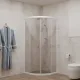 Душевой уголок Triton Ультра Щ0000064127 80x80 см профиль белый стекло прозрачное
