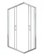 Душевой уголок Triton Фикс Щ0000067441 120x80 см профиль хром стекло прозрачное