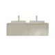 Тумба с раковиной Black&White Universe 9161400-2 Double 140 см бежевый