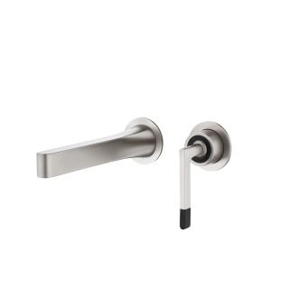 Смеситель для раковины Boheme  Duo из стены 2х-позиционный NICKEL BRUSH никель