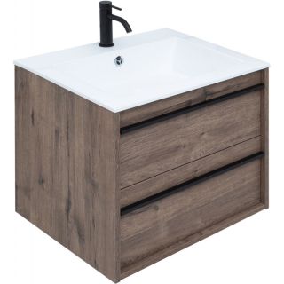 Тумба под раковину Aquanet Lino 253910 60 см дуб веллингтон