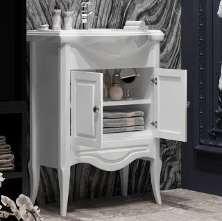 Тумба под раковину Opadiris Брунелла 65 00-00000474 Белая матовая