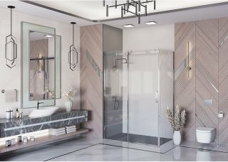 Душевой уголок Ambassador Benefit 19021102HX-100HX 130x100см хром/прозрачное