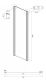 Боковая стенка Ambassador Intense 80IX 80см хром/прозрачное