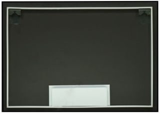 Зеркало с подсветкой Continent Amer ЗЛП1523 с бесконтактным сенсором 100x70см чёрный