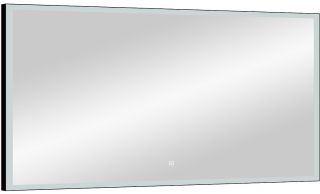 Зеркало с подсветкой Continent Frame Black ЗЛП186 с сенсорным выключателем 120см чёрный