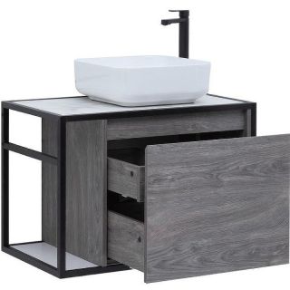 Тумба под раковину Aquanet Nova Lite Loft 261653 R 75 см дуб рошелье