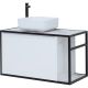 Тумба под раковину Aquanet Nova Lite Loft 261652 L 90 см белый