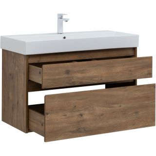 Тумба под раковину Aquanet Nova Lite 27967 100 см дуб рустикальный