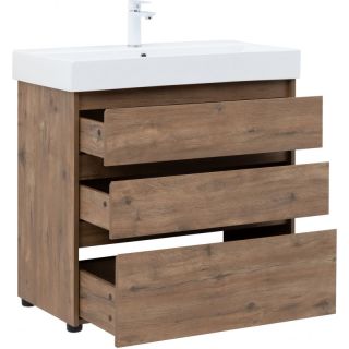 Тумба под раковину Aquanet Nova Lite 302477 85 см дуб рустикальный