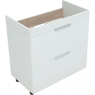 Тумба под раковину Aquanet Ирис New 310154 80 см белый глянец