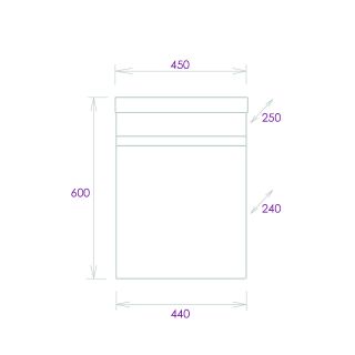 Тумба под раковину подвесная Onika Милтон 104513 45 см белый