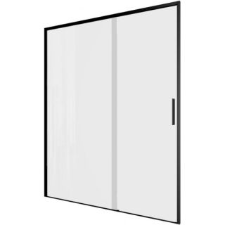 Душевая дверь Aquanet Pleasure Evo AE65-N130-BT 312539 130 см профиль чёрный стекло прозрачное