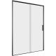 Душевая дверь Aquanet Pleasure Evo AE65-N130-BT 312539 130 см профиль чёрный стекло прозрачное