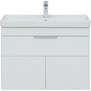Тумба под раковину Aquanet Ирис New 310150 80 см белый глянец