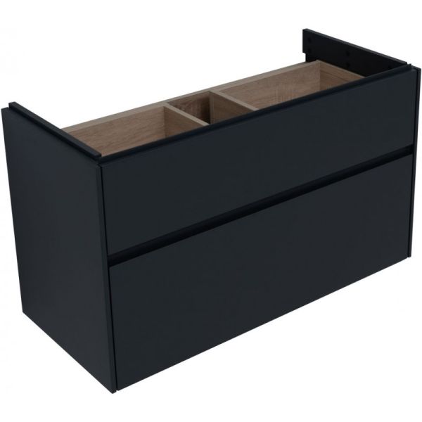 Тумба под раковину Aquanet Бруклин 310139 100 см антрацит матовый