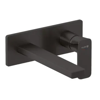 Смеситель для раковины Kludi Renon 42244N275 сталь оружейная брашированная