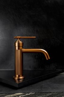 Смеситель для умывальника Boheme ETERNA BRUSHED BRONZE 171-BRB брашированная бронза