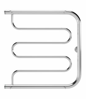 Полотенцесушитель водяной Indigo Фокстрот Standart FSW60-60P с полкой 60x60 см хром