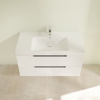 Тумба под раковину Villeroy Boch Subway 2.0 100 A69010DH Белая