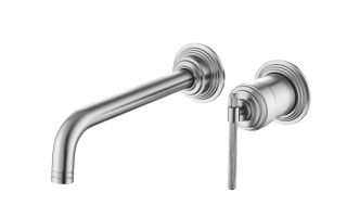 Смеситель для раковины Boheme из стены, ETERNA MATT NICKEL BRUSH никель